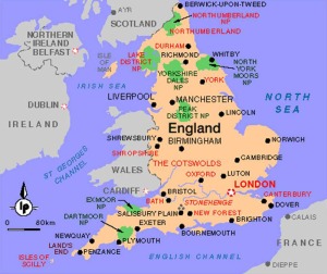 England Map